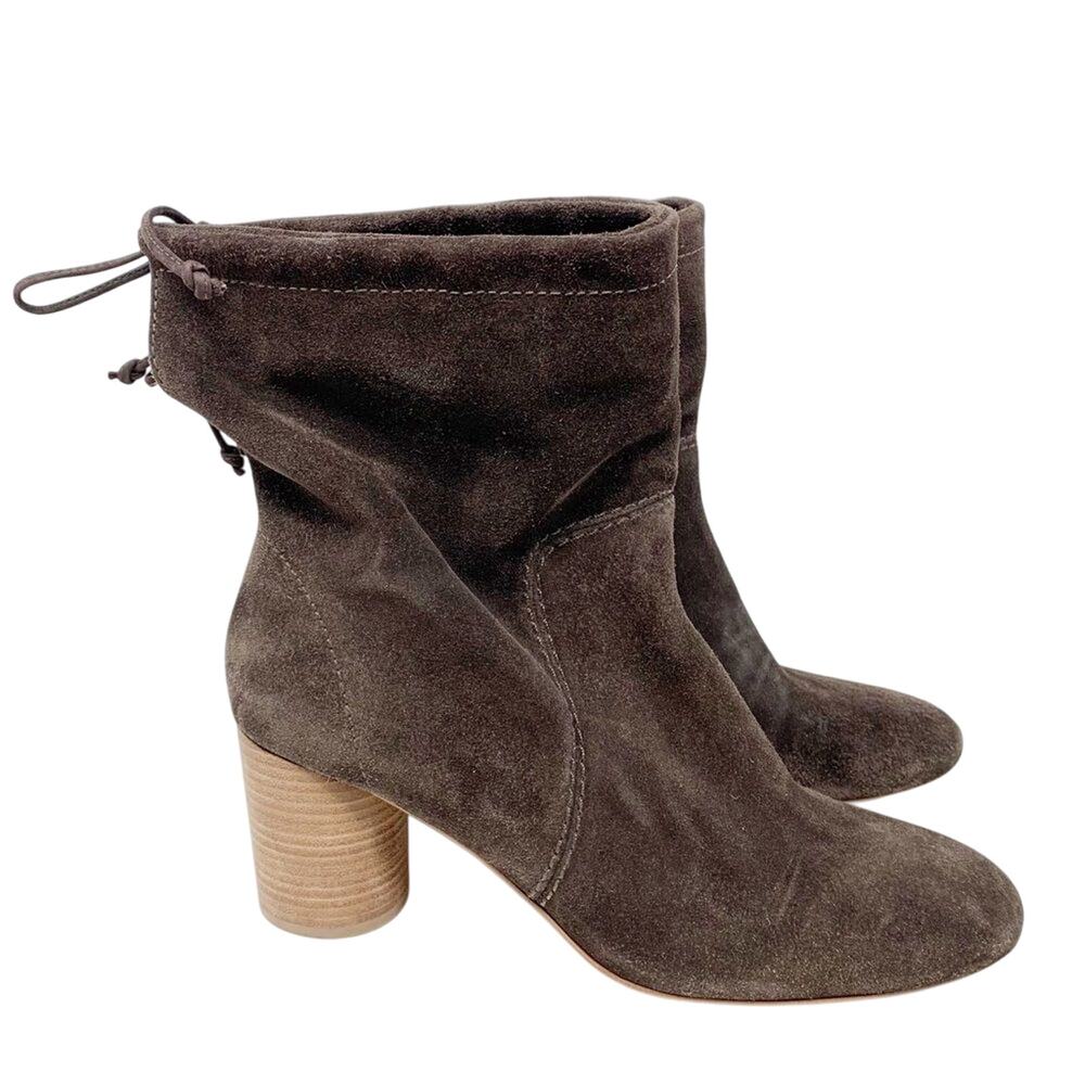 Madewell The Neva Foldover Boots in Suede Sz 9.5
